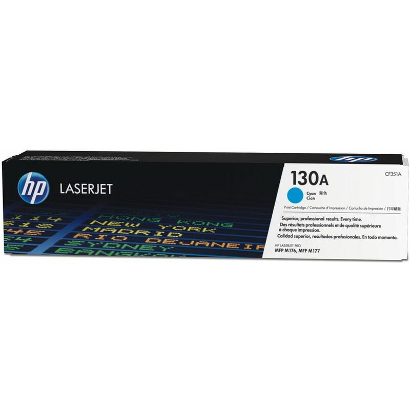 Hp 130A Cyan Standard Capacity Toner 1K pages for Color LaserJet Pro M176/M177 -