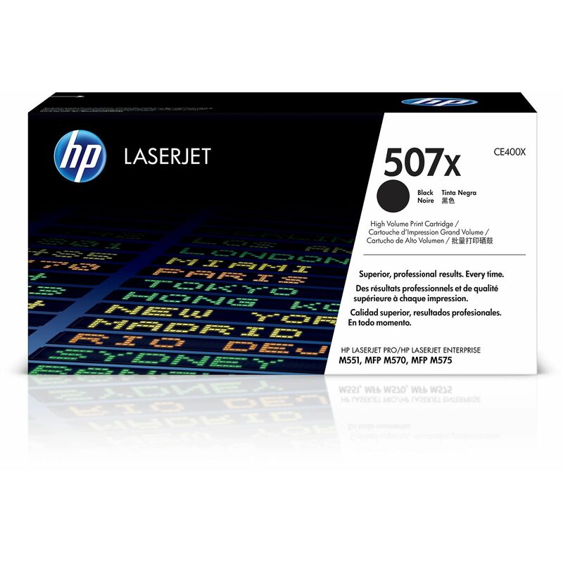 Hp 507X Laserjet Cart Black Ce400X - HPCE400X