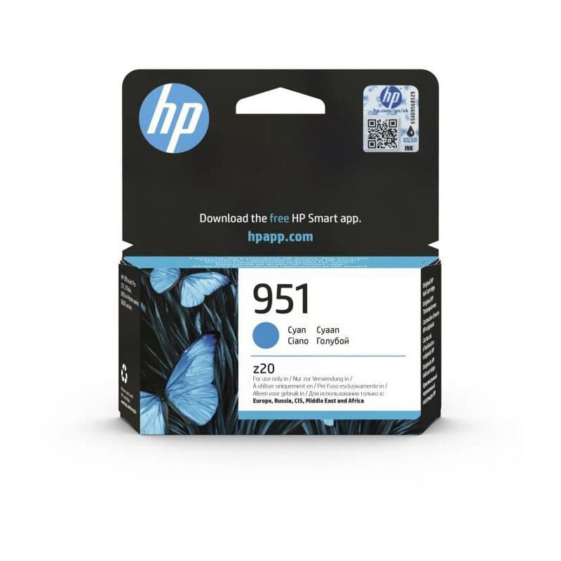 Hp 951 Cartouche d'Encre Cyan Authentique (CN050AE)