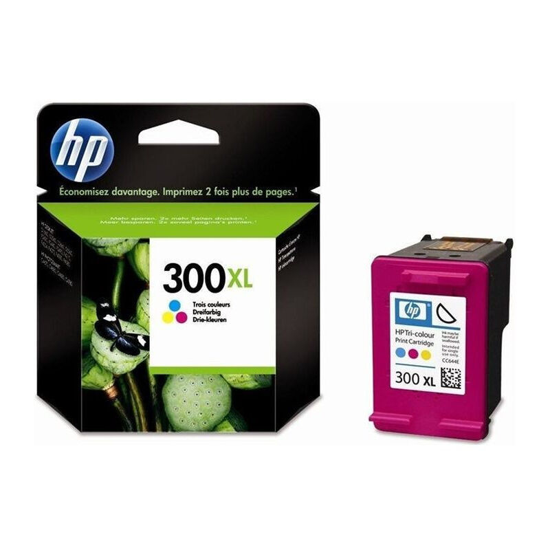 Hewlett Packard - Cartouche d'encre hp 300XL Tricolore - Haute Qualité - CC644EE
