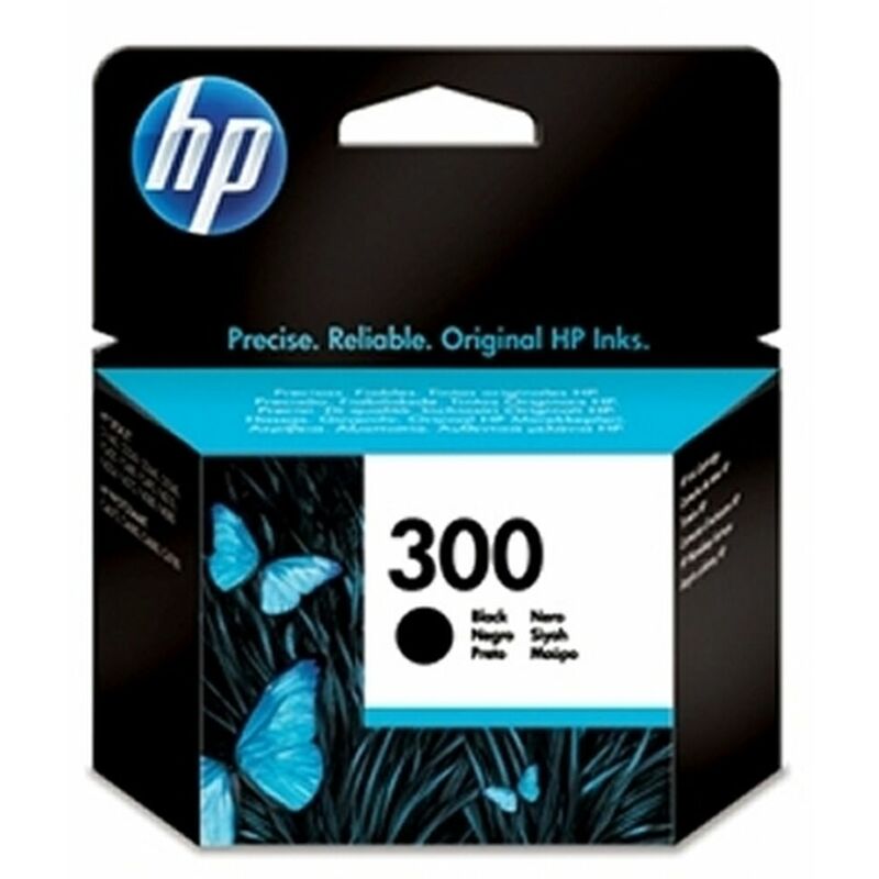 

Hewlett Packard - HP Cartucho de Tinta Original HP 300 (CC640EE ABE) Negro