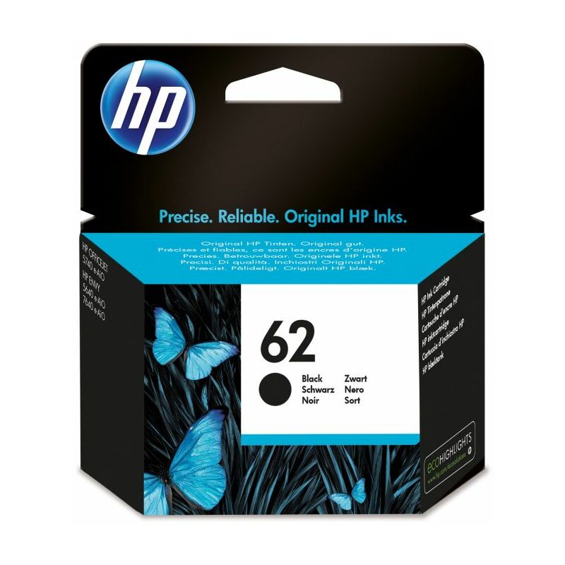 

HP Cartucho de tinta original 62 negro