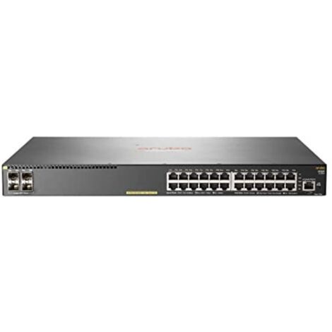 Hewlett Packard Enterprise Aruba 2930F 24G PoE+ 4SFP+ - Netzwerk Switch, Grau