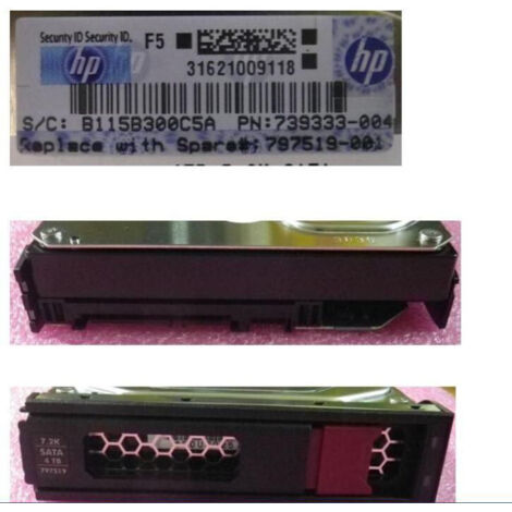 Hewlett Packard Enterprise DRV HD 4To 6G 7.2K 3.5 SATA LP MDL, 797519-001 (MDL)