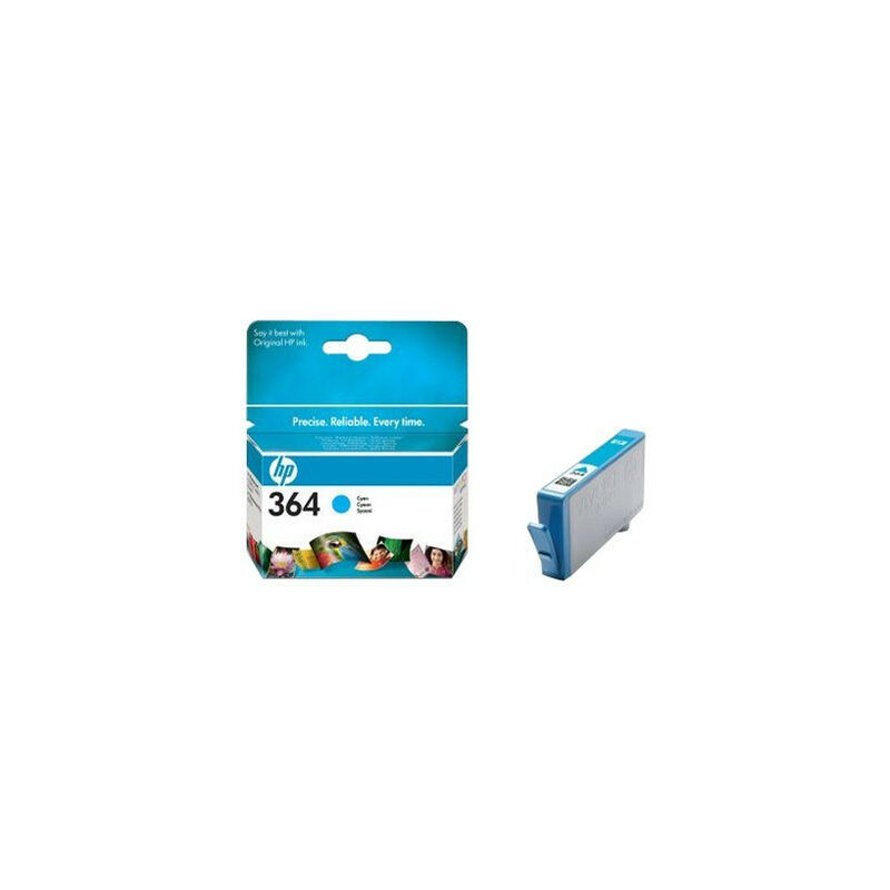 Hewlett Packard hp 364 Cyan Original Ink Cartridge (CB318EEABE)