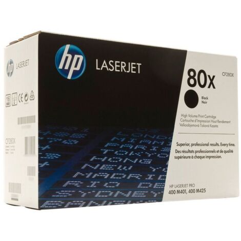 Hewlett packard - hp 80x cf280x 6.900 páginas negras - cf280x - 0886111144150