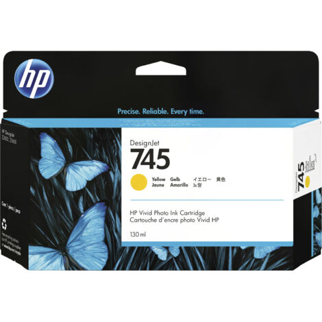 Hewlett Packard HP F9J96A Original Druckerpatrone 745 gelb für Z2600 Z5600