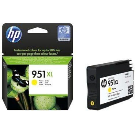 Hewlett Packard Tintenkartusche für HP Officejet Pro 8100 ePrinter, CN048AE301, yellow, No.951X