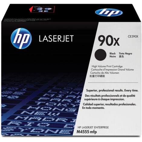 Hewlett Packard Toner HP LJE4555 black CE390X
