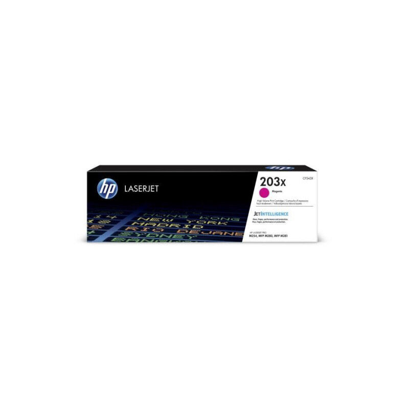 Hewlett Packard - Cartouche de toner magenta hp 203X grande capacité pour hp Color LaserJet Pro M254/M280/M281
