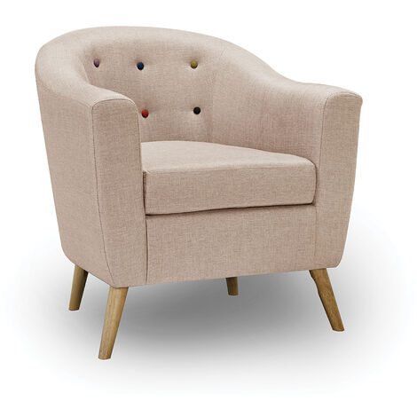main image of "Hews Chair Buttons Beige"