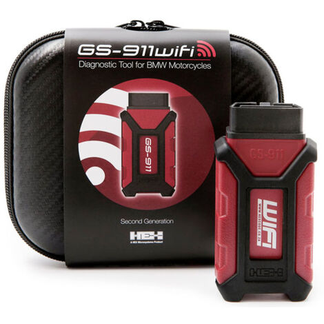HEX GS-911 WiFi Hobby Motorrad Diagnosetool  OBD2  Passend für (Auto-Marke): BMW (Motorrad)  10 Fahr