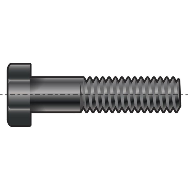 Qualfast - 1/4 unc x 1.1/4 Hex Head Bolt (GR-5)- you get 10