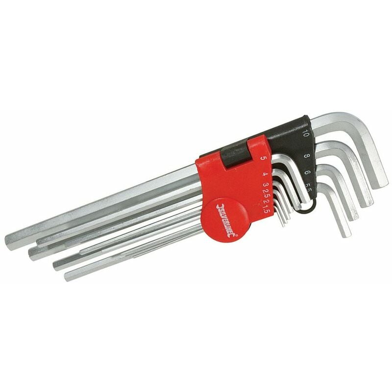 Silverline - Expert Hex Key Metric Set 10pce - 1.5 - 10mm