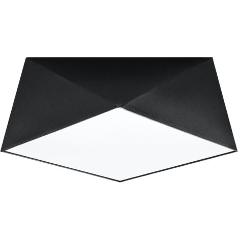 HEXA 35 schwarze Deckenleuchte