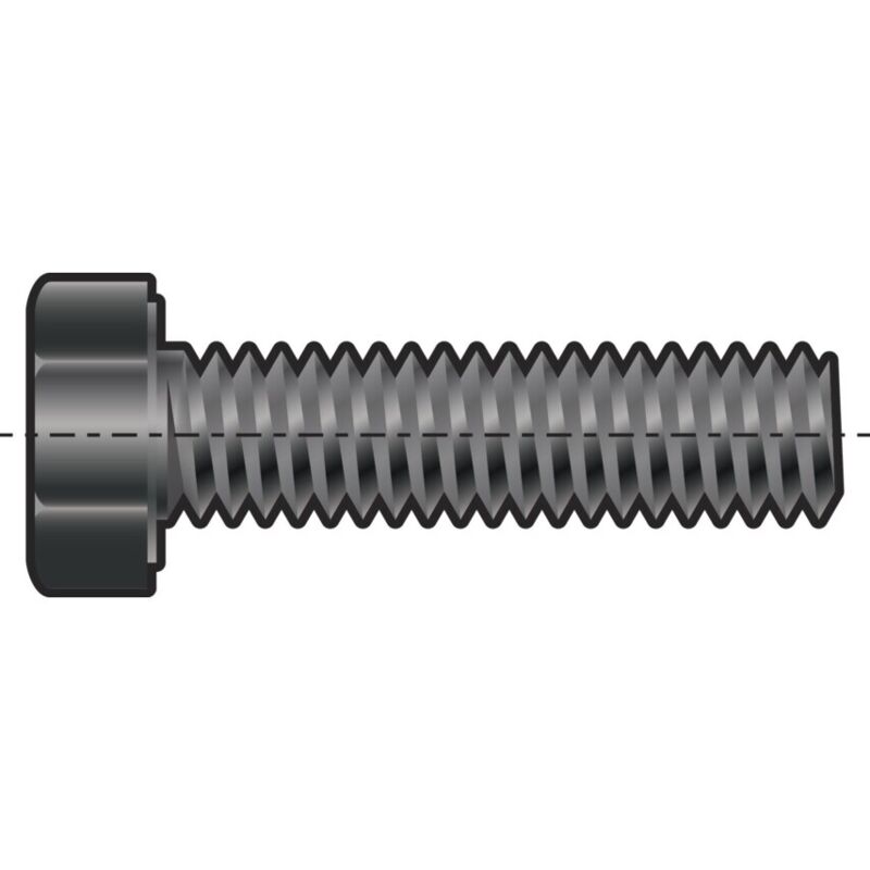 Qualfast M48X100 Hex Head Set Screw (GR-8.8)