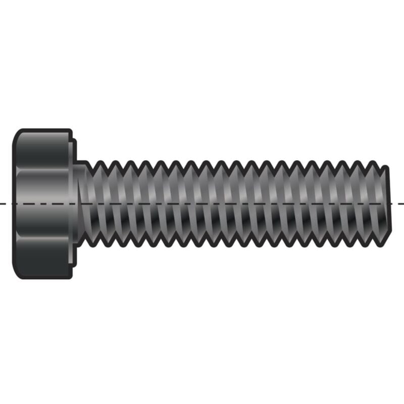 Fabory - Qualfast M10X20 Hex Head Set Screw (GR-8.8)- you get 10