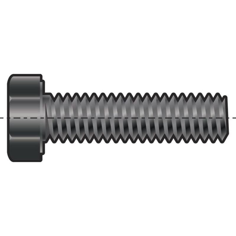 Qualfast M10X40 Hex Head Set Screw (GR-8.8)- you get 10