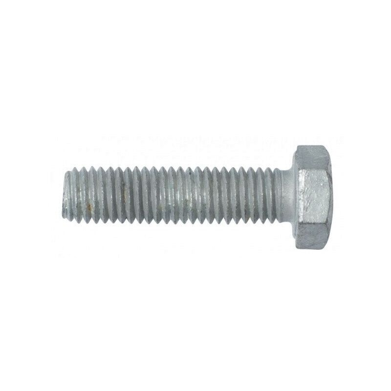 Qualfast M14X35 Hex Head Set Screw O/S Thread H/D Galvanised ISO4017 - you get 5