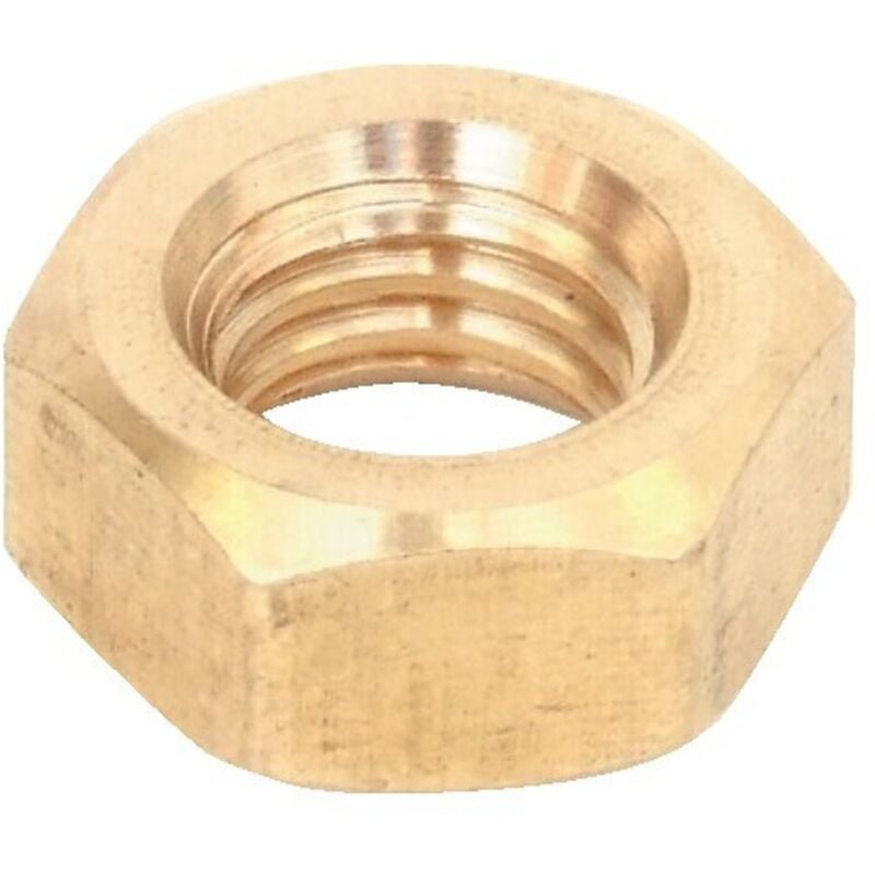 Qualfast M6 Hex Nut Brass CU2/CU3- you get 10