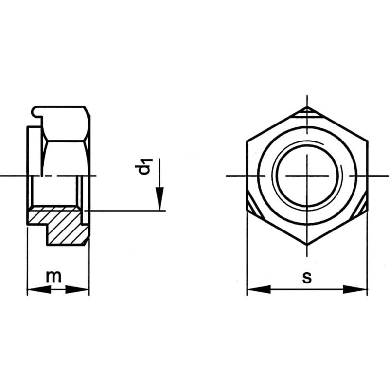 M8 Hex Weld Nut- you get 50 - Qualfast