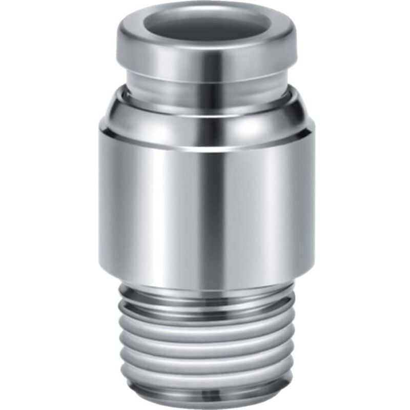 KQG2S06-02S Stainless Hexagon Fitting 6MM R1/4 - SMC