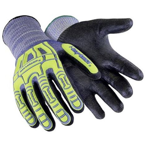 HexArmor Rig Lizard 2095 Gants Protection Taille 10 Bleu Noir Jaune