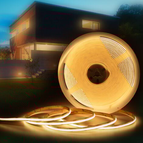 HEXIM COB LED Strip selbstklebend 1-15 Meter LED Streifen IP20/65 3000K-6000K CCT RGB: W - Warmweiß - 3000K, 0.5 Meter