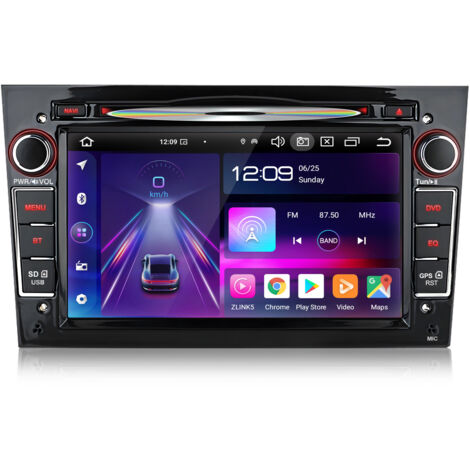 Hexinex Pour Opel Corsa Antara Zafira Vectra C Vivaro Carplay 2 + 64 Go Android 14 autoradio
