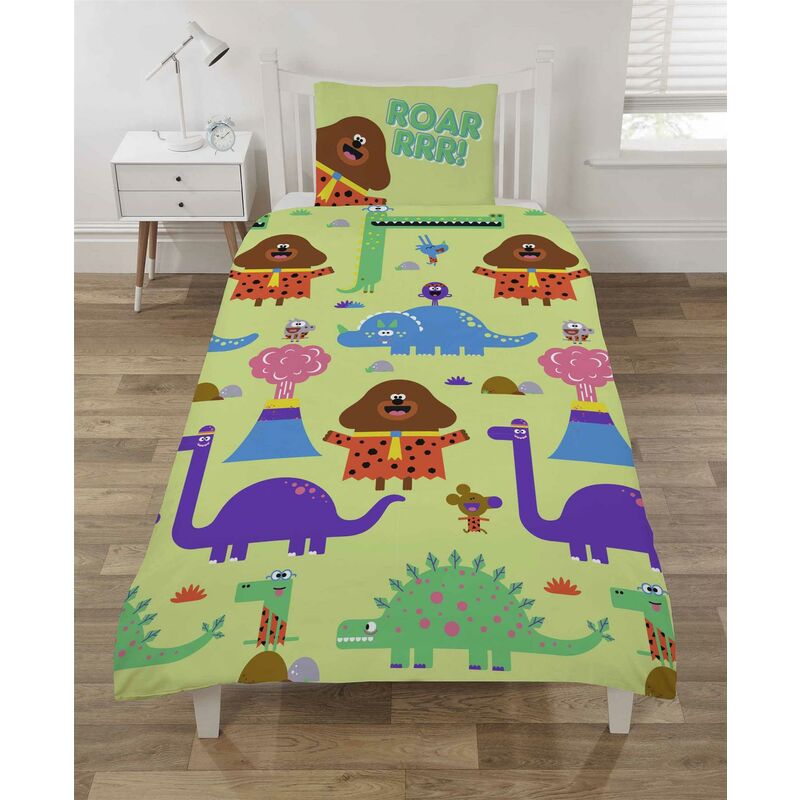 Hey Duggee - Single Duvet Cover Set Children's Bedding Bed Quilt Cartoon Character Animals