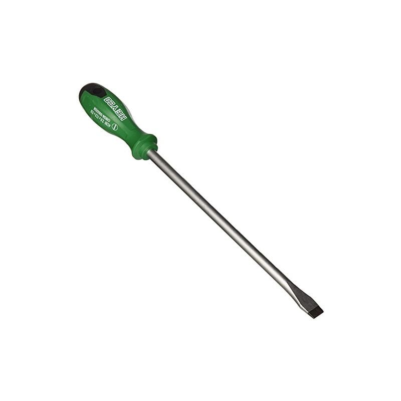 Heyco 4530025080 Tournevis Pour Vis À Fente 4530, Vert/argent, 250 X 12 Mm