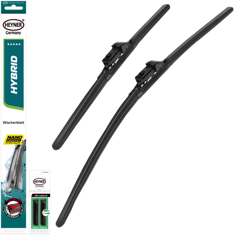 HEYNER® Scheibenwischer komp. mit AVATR 12 (09.2023 - 03.2026) HYBRID Flachbalkenwischer