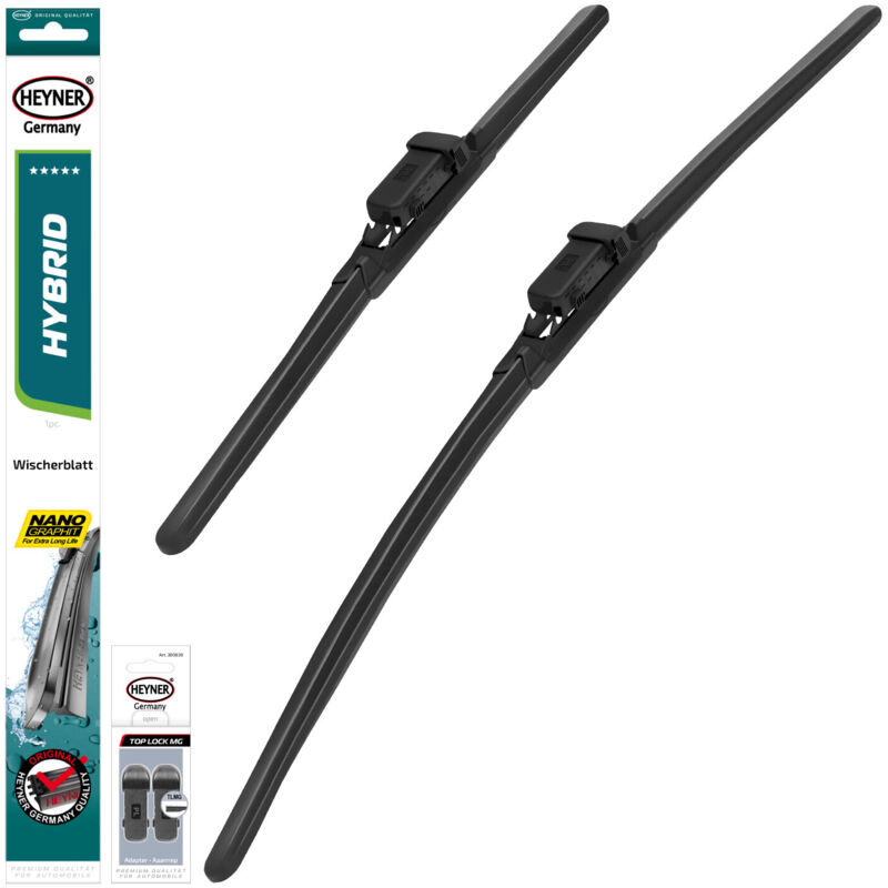 HEYNER® Scheibenwischer komp. mit GEELY XINGYUE TUGELLA (11.2018 - 09.2024) HYBRID Flachbalkenwischer