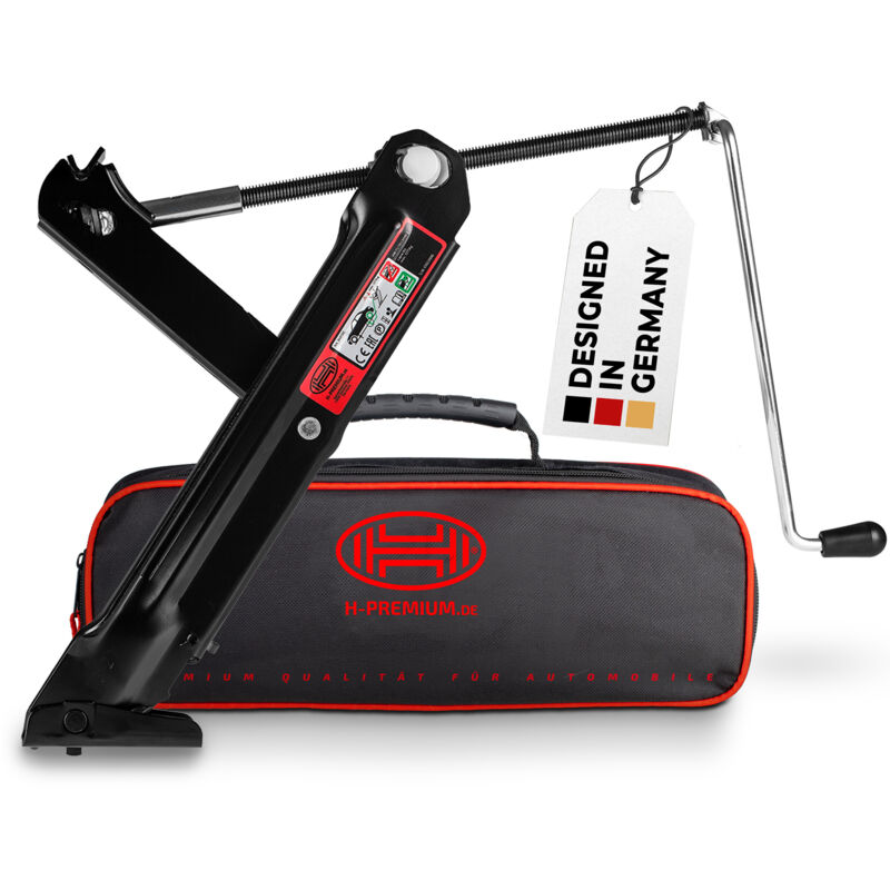 HEYNER® Wagenheber OEM Erstausrüsterqualität inkl. Tasche speziell für T5/T6 bis 1375 kg, ab Baujahr 2010 Scherenwagenheber OEM: 7E0 011 031 J BN3