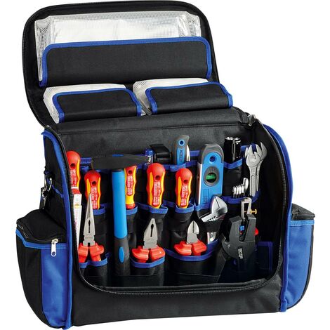Bolsa herramientas, Bolsa de herramientas pequeña con 5 bolsillos con  cremallera, Caja herramientas de lona multiusos, Ideal para artesanos,  electricistas y automóviles (Verde) : : Bricolaje y herramientas