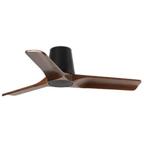 HEYWOOD TUB S Ventilatore da soffitto nero senza luce 33837