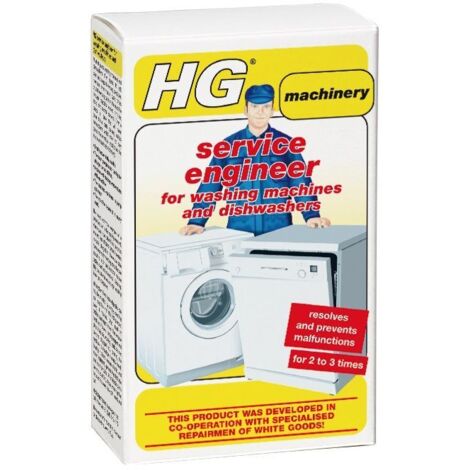 HG Deep Clean & Descaler Service Kit for Washing Machines & Dishwashers – 200g