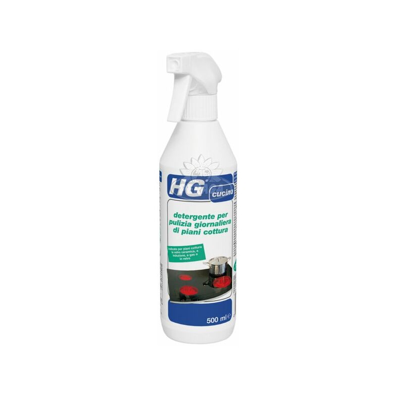 Hg Pulizia - hg détergent pour le nettoyage quotidien des plaques en verre