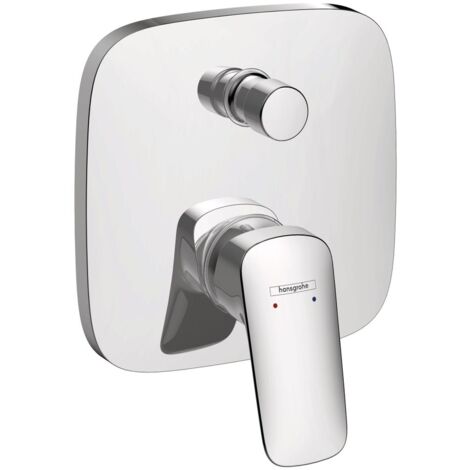 HG Fertigmontageset Wanne Logis auto Rückst. m Sicherungskomb. verchromt
