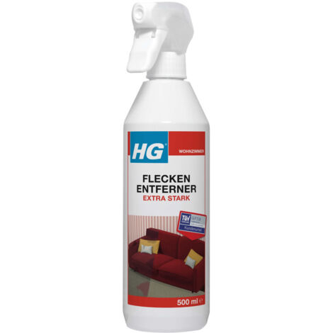 HG Flecken Entferner extra stark 500 ml Textilreiniger Fleckenspray Polsterreiniger