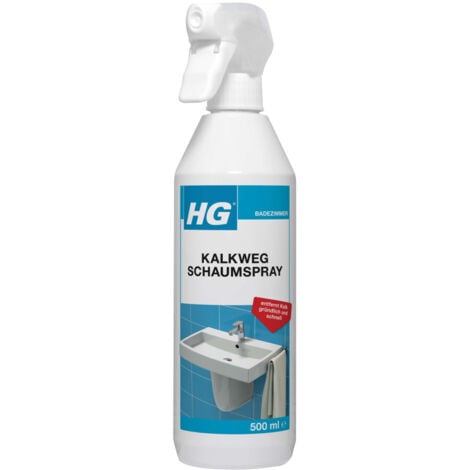 HG Kalkweg Schaumspray 500 ml Kalkentferner Antikalk Spray