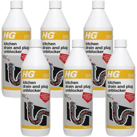 HG Kitchen Drain Unblocker 1L - Biodegradable Enzyme Formula