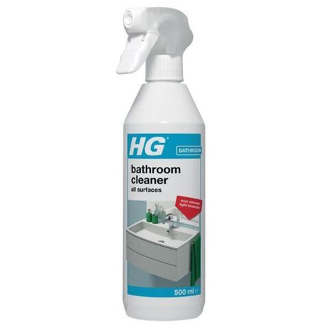 HG Shower & Washbasin Spray - 500ml Bathroom Cleaner for Shower, Washbasins, and Surfaces