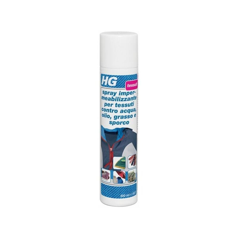 Hg spray imperméable pour tissus contre l'eau, l'huile, la graisse et la saleté 300ML