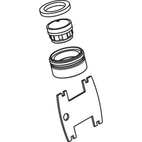 HG Strahlregler M24x1 6 l/min diebstahlsicher, 98802000