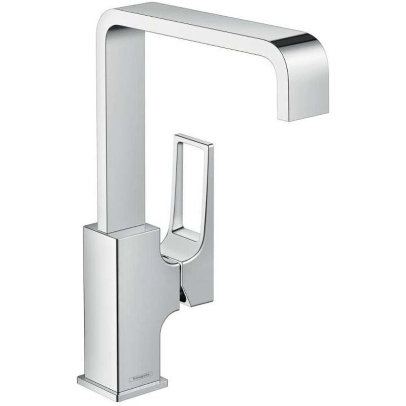 Metropol - Waschtisch Einhebelmischer 230 mit Ablaufgarnitur Push-Open, verchromt 74511000 - Hansgrohe