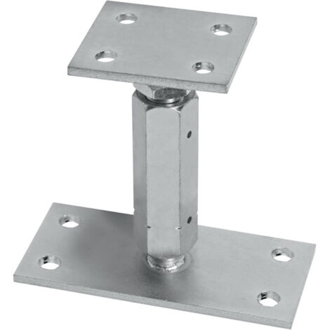 HGH Stützenfuß Typ P höhenverst. 80x70x5,0mm