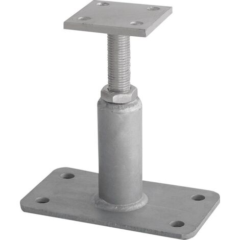 HGH Stützenfuß Typ PR höhenverst. 80x80x8,0mm