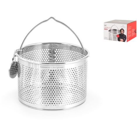 H&h cestello inox alessandro borghese tondo 14,5xh10