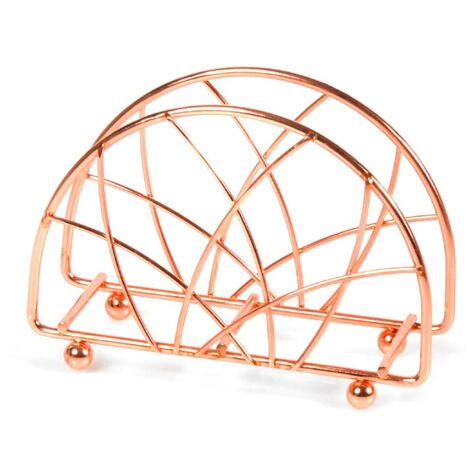 H&h portatovaglioli in filo rame verticale cm13x10h